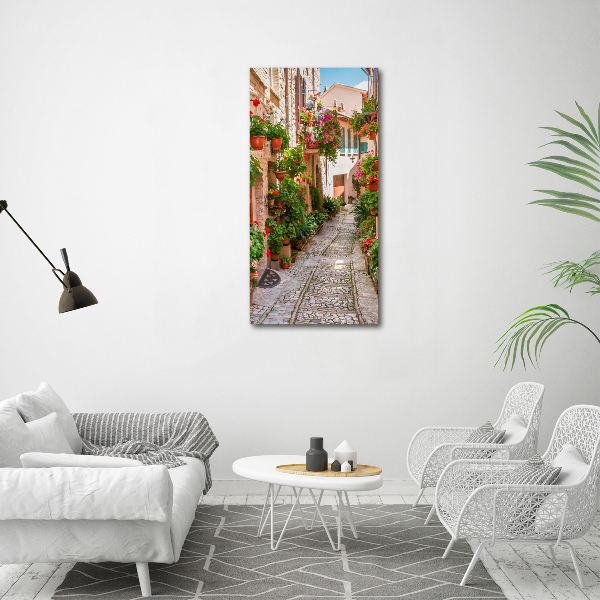 Wall art canvas Italian streets