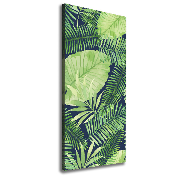 Canvas print Tropical leaves