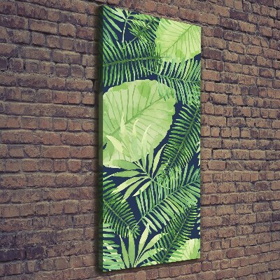 Canvas print Tropical leaves