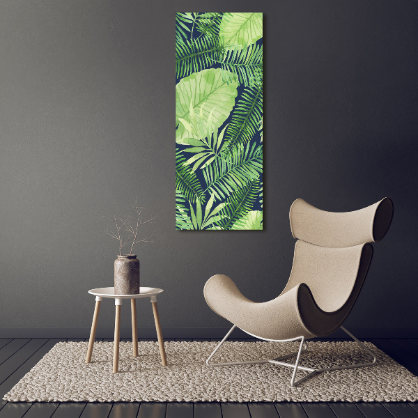 Canvas print Tropical leaves