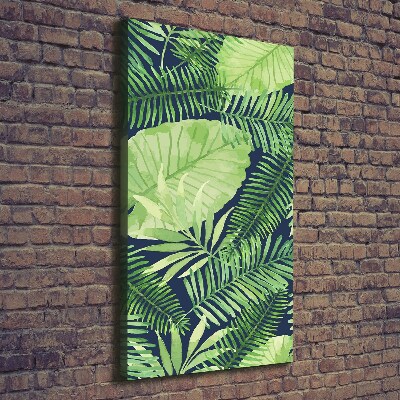 Canvas print Tropical leaves