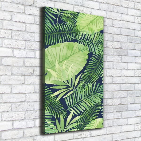 Canvas print Tropical leaves