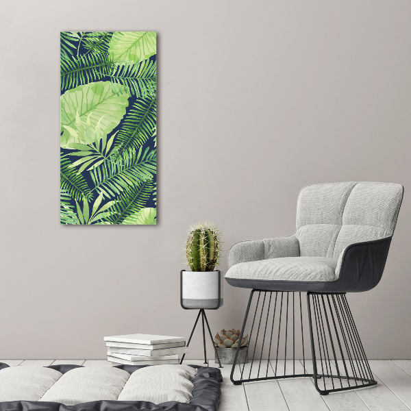 Canvas print Tropical leaves