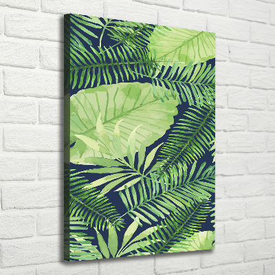 Canvas print Tropical leaves