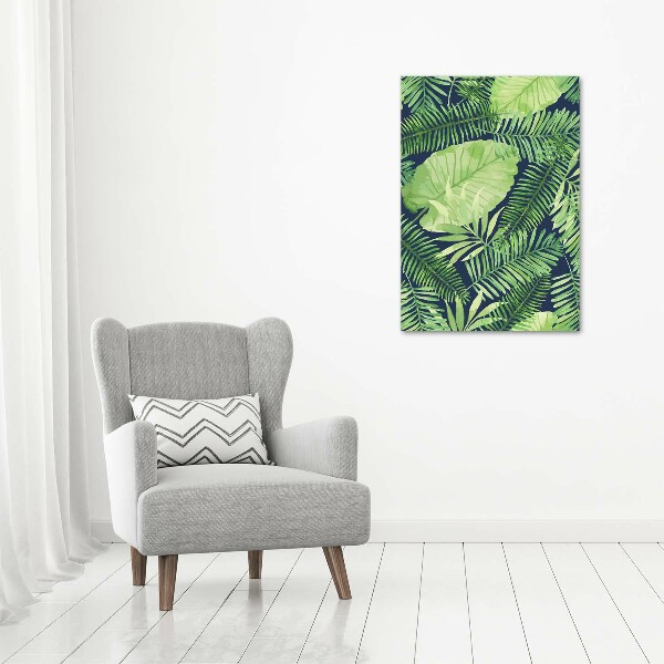 Canvas print Tropical leaves