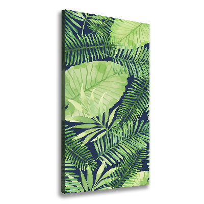 Canvas print Tropical leaves