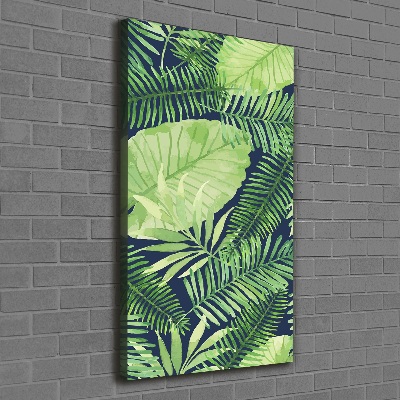 Canvas print Tropical leaves