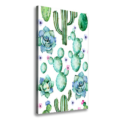 Wall art canvas large Cacti