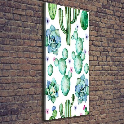 Wall art canvas large Cacti