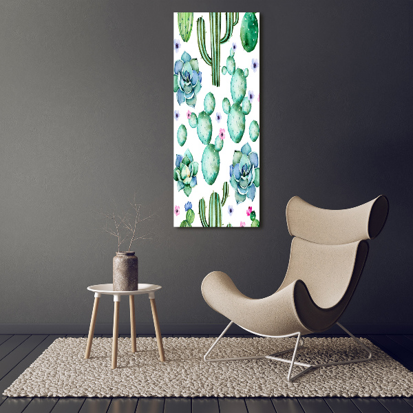 Wall art canvas large Cacti