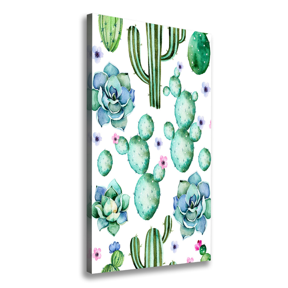 Wall art canvas large Cacti