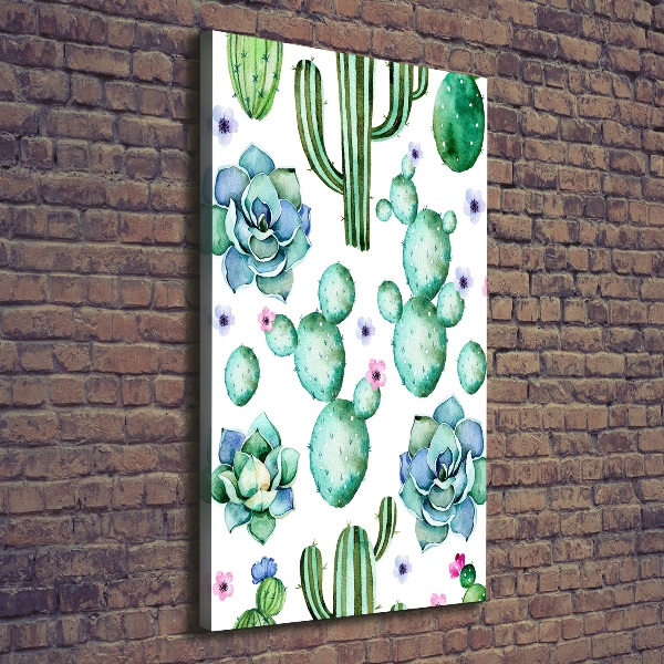 Wall art canvas large Cacti