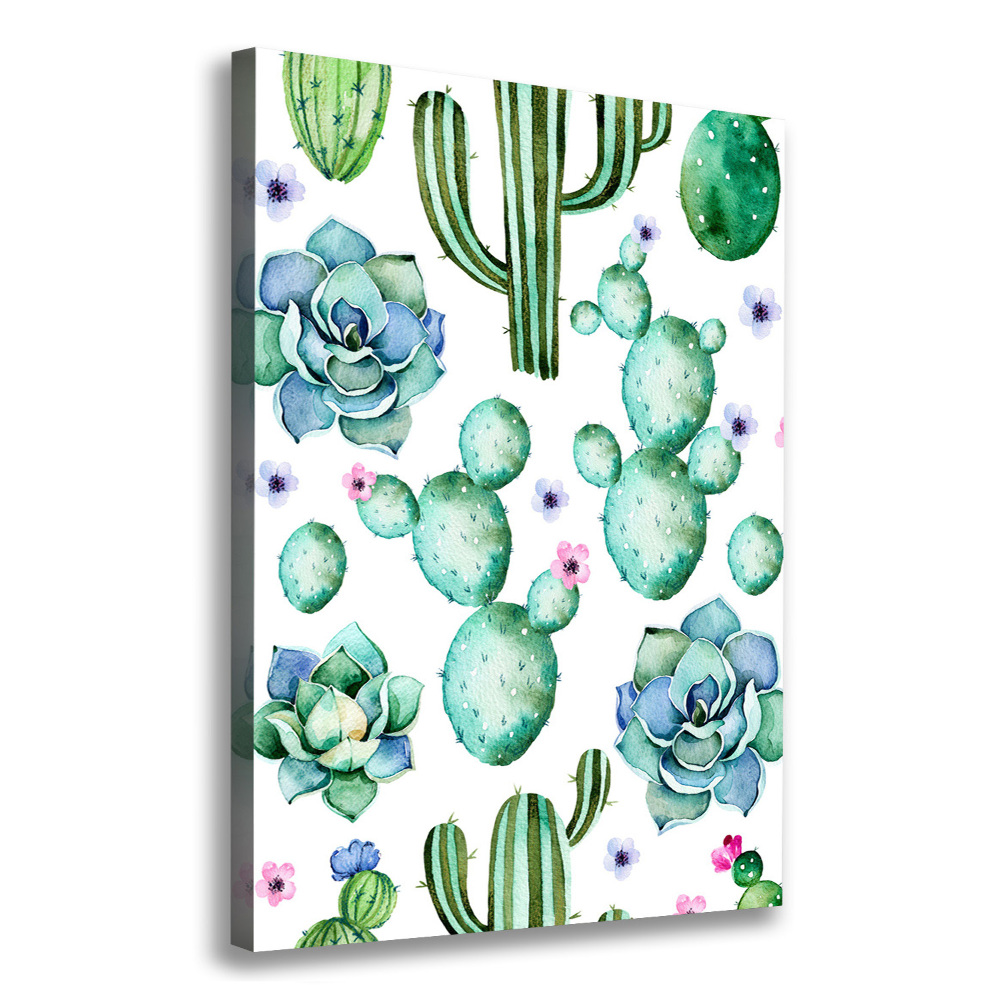 Wall art canvas large Cacti