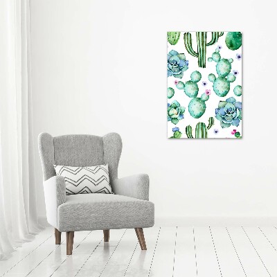 Wall art canvas large Cacti