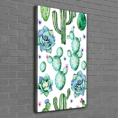 Wall art canvas large Cacti