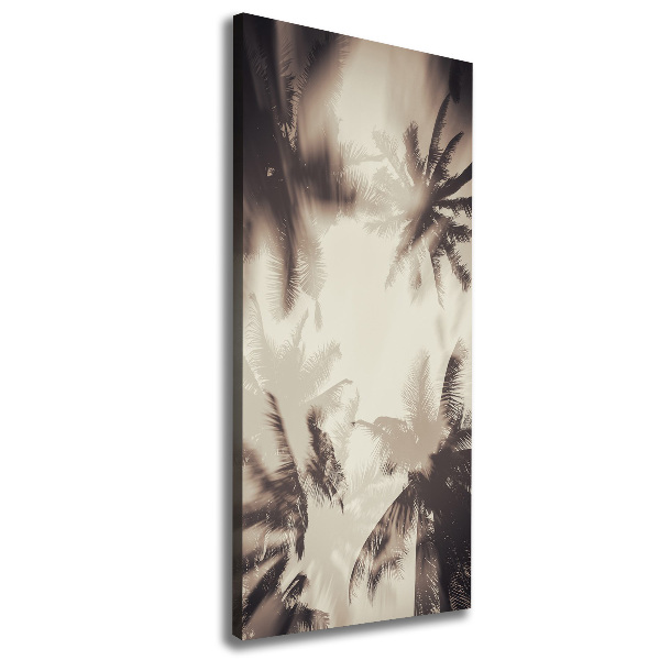 Canvas wall art Palm trees