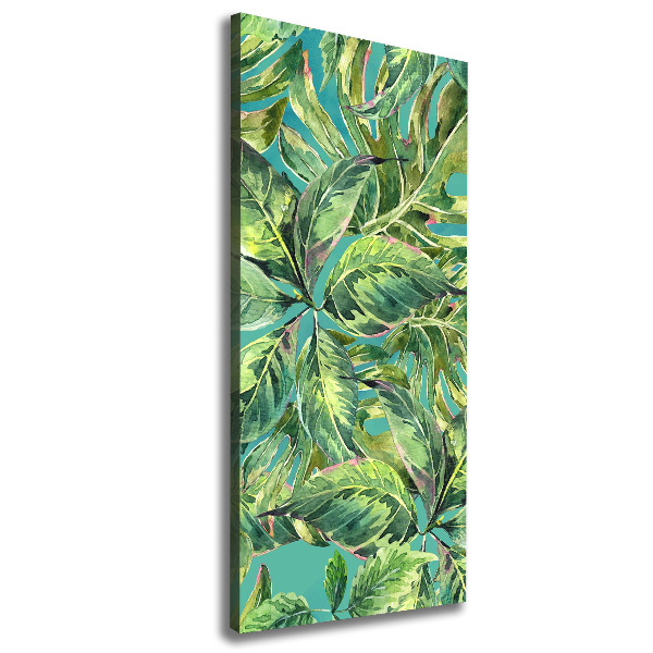 Canvas print Tropical leaves