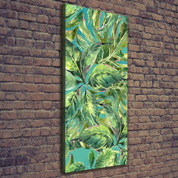 Canvas print Tropical leaves