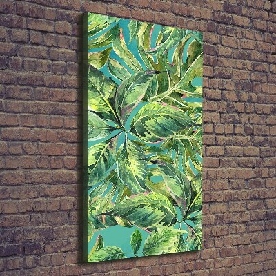 Canvas print Tropical leaves