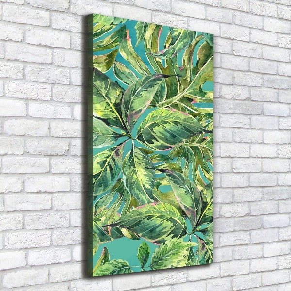 Canvas print Tropical leaves