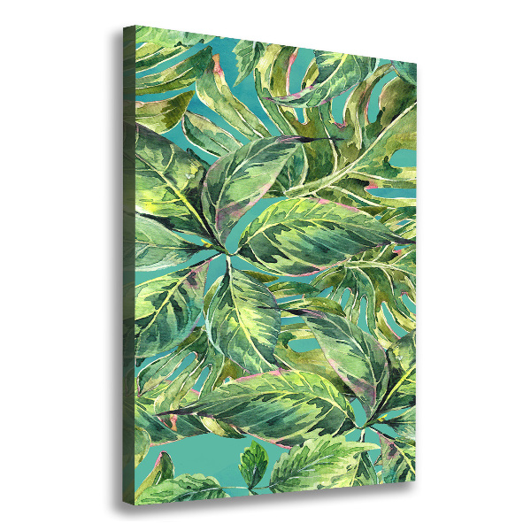 Canvas print Tropical leaves