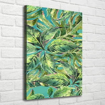 Canvas print Tropical leaves