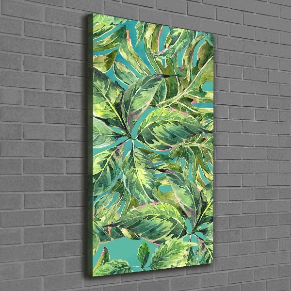 Canvas print Tropical leaves