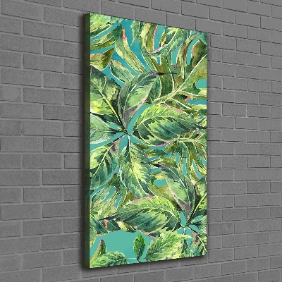 Canvas print Tropical leaves