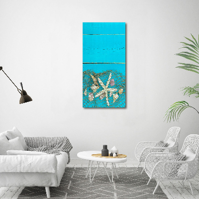 Canvas wall art Shells and starfish