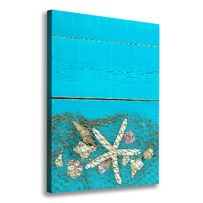 Canvas wall art Shells and starfish