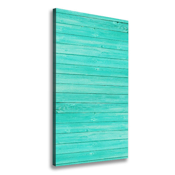 Large canvas wall art Green boards