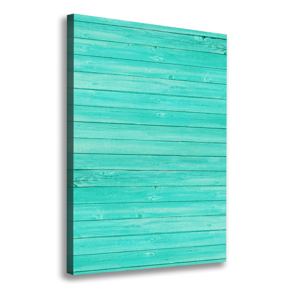 Large canvas wall art Green boards