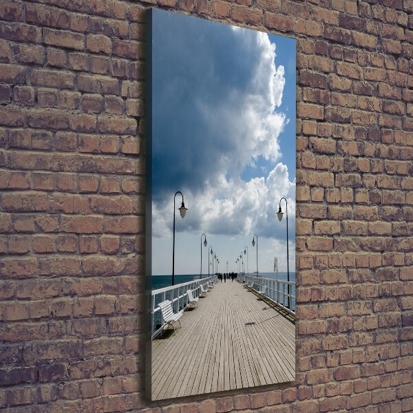 Canvas wall art Pier in Orłowo