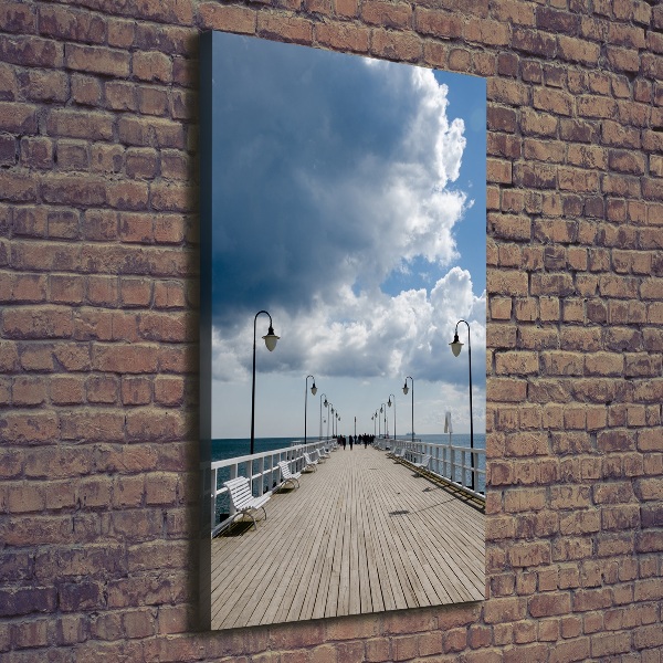 Canvas wall art Pier in Orłowo