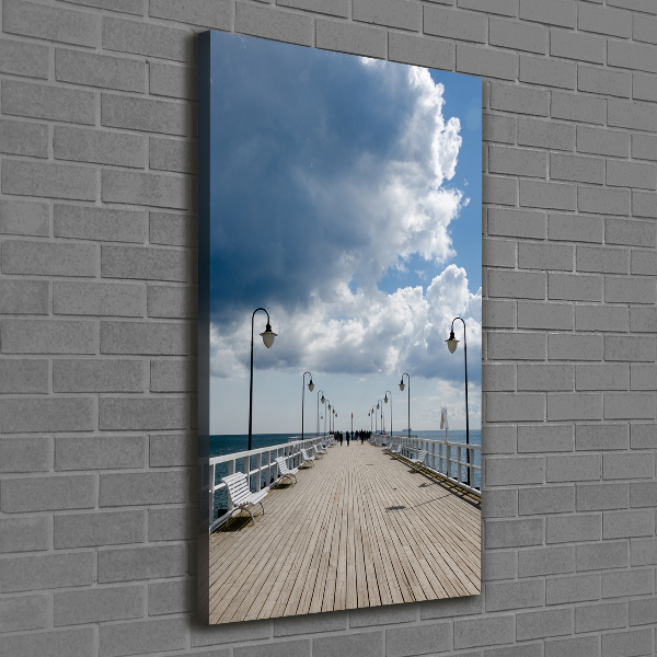 Canvas wall art Pier in Orłowo