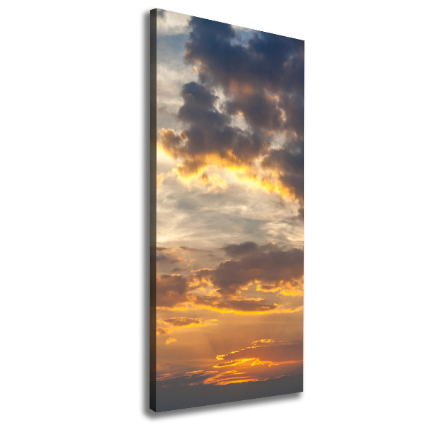 Canvas wall art Sunset heaven