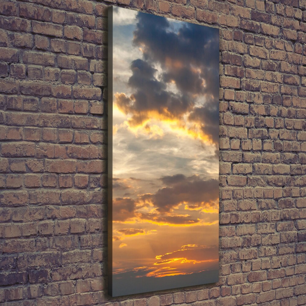 Canvas wall art Sunset heaven