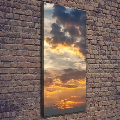 Canvas wall art Sunset heaven