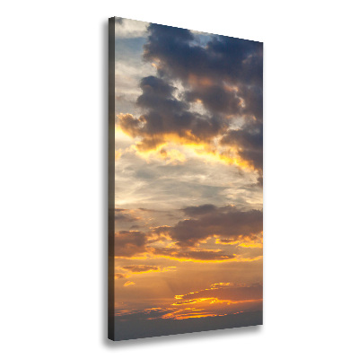 Canvas wall art Sunset heaven