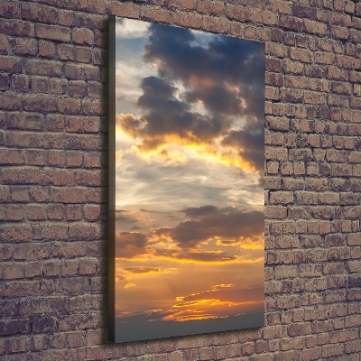 Canvas wall art Sunset heaven