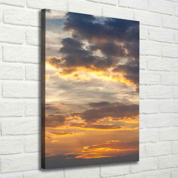 Canvas wall art Sunset heaven