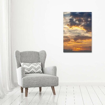 Canvas wall art Sunset heaven