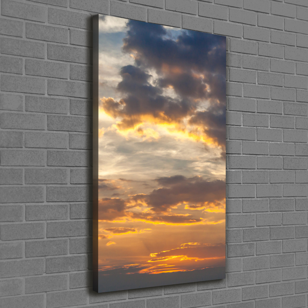 Canvas wall art Sunset heaven