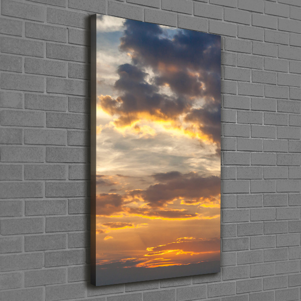 Canvas wall art Sunset heaven