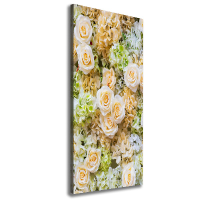 Canvas wall art Wedding flowers