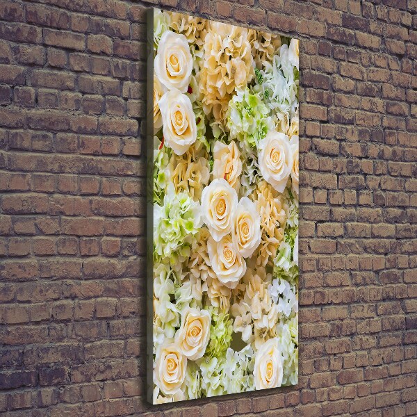 Canvas wall art Wedding flowers