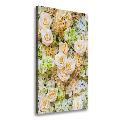 Canvas wall art Wedding flowers