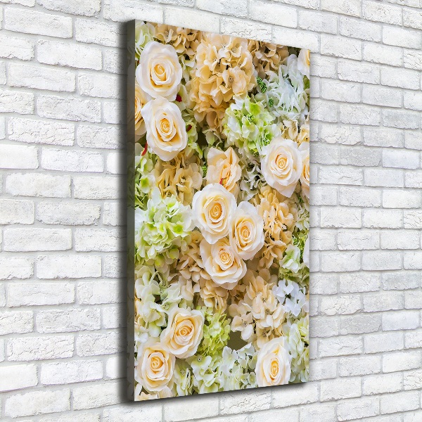 Canvas wall art Wedding flowers