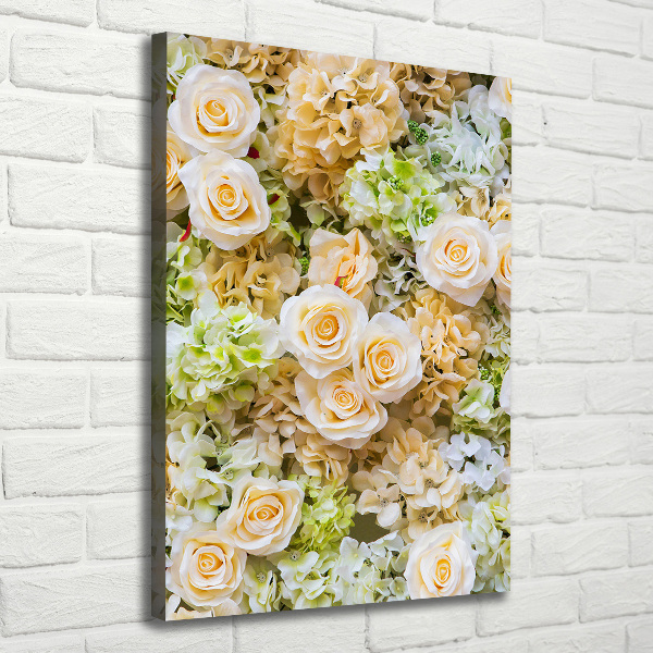 Canvas wall art Wedding flowers