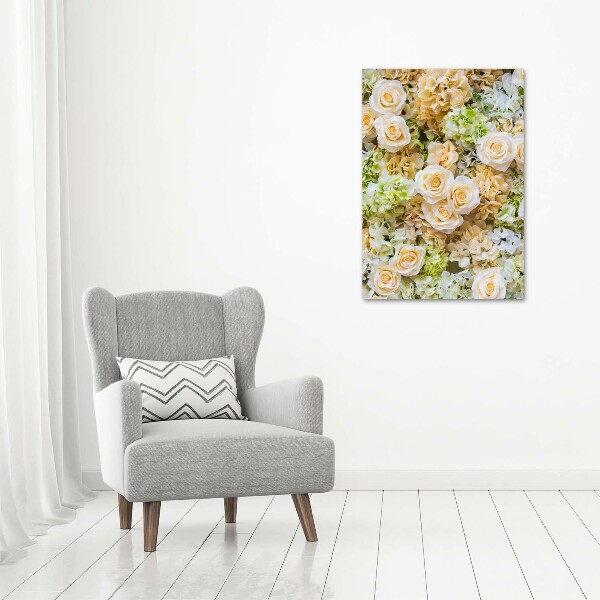 Canvas wall art Wedding flowers